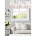thumbnail image 2 of Ocean Seahorse Coral Starfish Valances for Windows,Kitchen Valance Rod Pocket Short Curtain,Abstract Marine Life Valance Curtain Window Valances for Bedroom Living Room 54x18in, 2 of 9