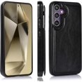 thumbnail image 6 of Design for Galaxy S24 5G Case with Credit Card Holder Slot PU Leather Wallet Phone Cases Stand Kickstand Durable Shockproof Protective Cover for Samsung S 24 Women Men 6.1 inch Black, 6 of 13