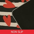 thumbnail image 4 of 2 Pcs Valentines'' Day Kitchen Mat Set Anti Fatigue Striped, Cushioned Kitchen Rugs and Mats Non Skid Washable Waterproof, Love Hearts Kitchen Rug Comfort Mat Set, 17'' x 47'' + 17'' x 30'', 4 of 6