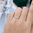 thumbnail image 5 of Empire Jewelry Marquise Cut Excellent 1.5 Ct Diamond Ring for Women - Silver 14K White Gold over Ring - V Shape Diamond Rings for Women - Trendy Chevron Diamond Rings - 6th Anniversary Gifts, 5 of 5