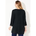 thumbnail image 2 of Catherines Women's Plus Size Pointelle Accented Cardigan, 2 of 4
