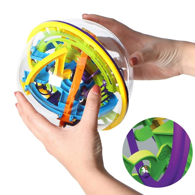Jouet Drôle Nouveauté Casse-Tête Labyrinthe 3D avec 158 Obstacles pour Jeu Labyrinthe / Labyrinthe de Réflexion Casse-Tête Magique 3D avec Labyrinthe 158 Obstacles Jouet Labyrinthe 3D Nouveauté Jouet Drôle / Casse-Tête Magique Labyrinthe 158 Jouet Labyrinthe