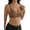 Coffee, variant on Women's Lace Front Buckle Bra Lightweight Support Breathable Push Up Bralette Comfort Unpadded Design Lingerie Coffee XL
