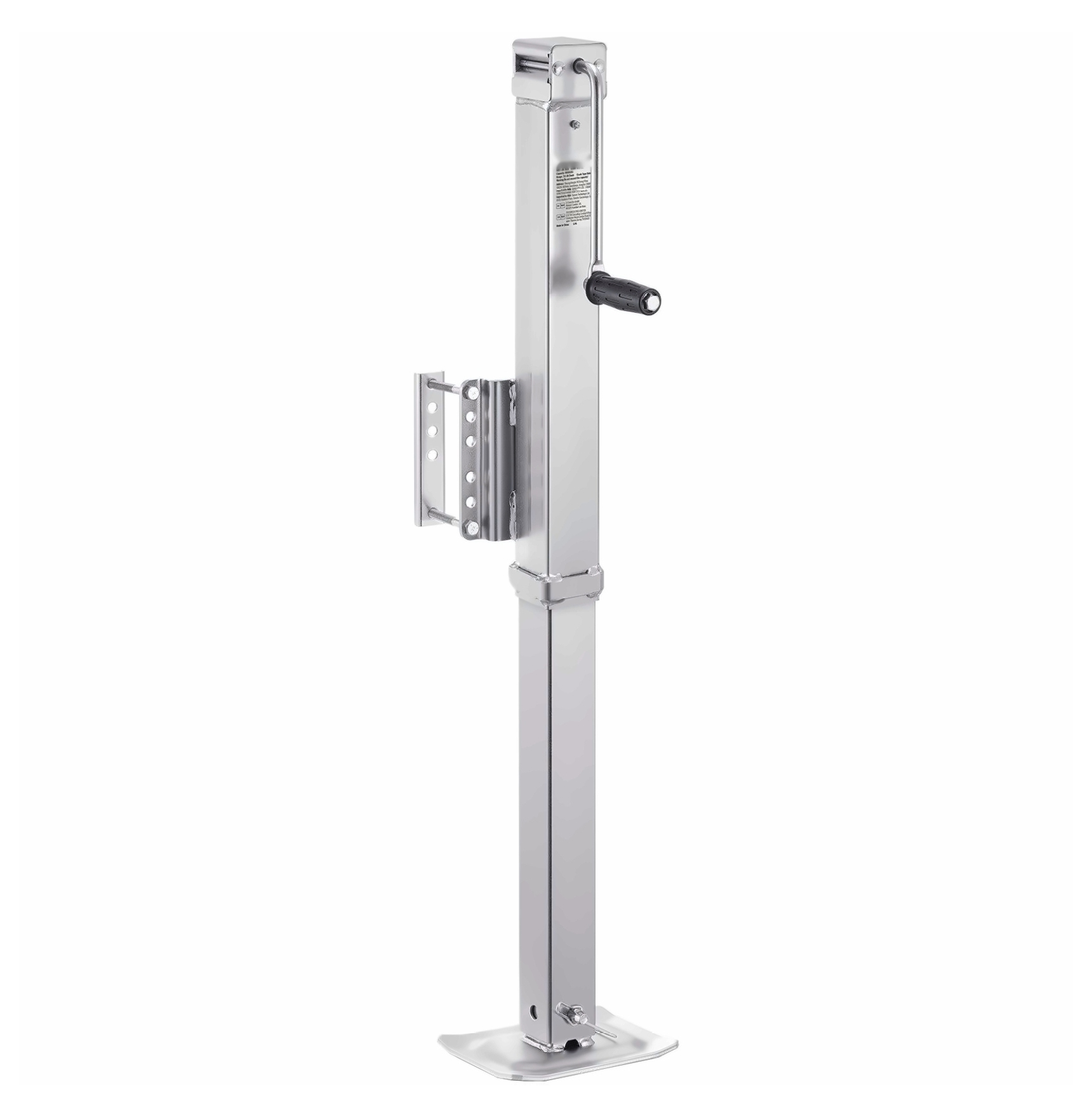 Trailer Jack 8000 lbs, Heavy Duty Bolt-on Trailer Jack with Handle, 28.5" Lift for RV, Horse, Utility & Yacht Trailers - Swivel Trailer Stands with 7.6-39.5" Lift Range