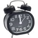 thumbnail image 1 of Reloj despertador de cuarzo retro silencioso, despertador matutino, mesita de noche de viaje, reloj analógico de doble campana, reloj despertador de metal para niños con pilas, negro ER, 1 of 5