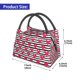 thumbnail image 2 of Fotbe Hearts And Lines Bolsa Térmica Portátil con Estampado, Bolsa de Entrega de Alimentos Aislada, Bolsa Reutilizable de Gran Capacidad para Comidas y Supermercado, 2 of 6