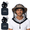 Black-Large, variant on Grey Mosquito Head Net 1 Count (Pack of 2) Outdoor Insect Protection