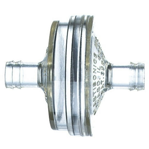 VISU-FILTER INLINE FUEL FILTER5/16" 75 MICRON