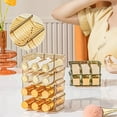 thumbnail image 3 of 3pcs Lipstick Holder, Transparent Lipstick Organizer With Texture Design Overlay Cosmetic Storage Display Case For Lip Gloss, 3 of 8