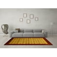 thumbnail image 3 of Ahgly Company Indoor Rectangle Oriental Yellow Industrial Area Rugs, 2' x 5', 3 of 4