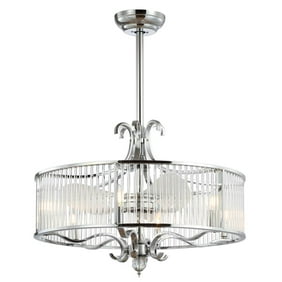 Safavieh Larsin 6 Light Mid Century Ceiling Fan