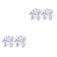 thumbnail image 1 of Injueey 2 uds., 25cm, de nochebuena con purpurina, decoración de flores artificiales Type1 NO1, 1 of 6