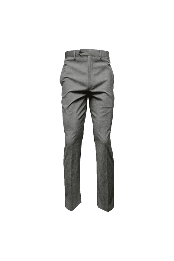 Men Comfort Flex Flat Front Grey Dress Pants 40X32