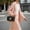 Black, variant on Shoulder Bags Women's Stylish Woven Shoulder Bag With Compartments Chain Lock Design For Daily Casual Outings