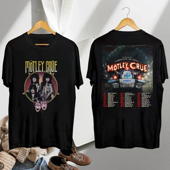 Motley Crue Carnival of Sins Tour 2026 Shirt, Motley Crue T-Shirt