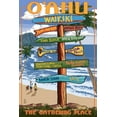 thumbnail image 4 of Waikiki, Oahu, Hawaii, Sign Destinations (with Nani Aloha Street) (1000 Piece Puzzle, Size 19x27, Challenging Jigsaw Puzzle for Adults and Family, Made in USA), 4 of 4