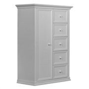 Evolur Napoli Chifforobe, Dove Gray