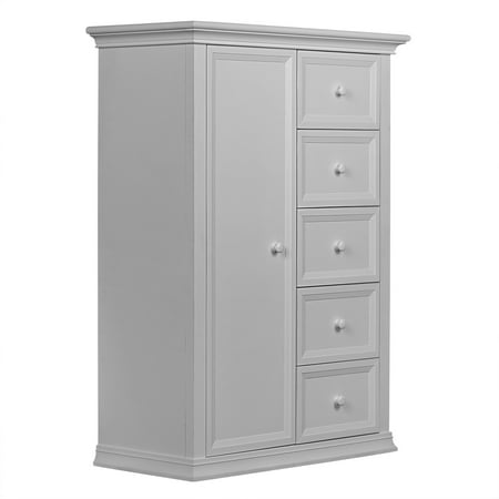 Evolur Napoli Chifforobe, Dove Gray