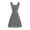 Grey, variant on Women's Elegant Camisole Chiffon Wedding Dress, High Waist Formal Evening Gown, Bridesmaid Prom Dress for Wedding Ceremony and Special Occasions Dark Blue XL