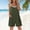 Army Green, variant on YTCAMLO Cotton Overalls for Women Beach Boho Casual Ruched Crew Neck Baggy Shorts Rompers with Pockets Stretchy One Piece Jumpsuits, Gray S
