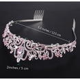 thumbnail image 2 of Silver Crystal Tiara Crowns For Women Girls Princess Elegant Crown with Combs Women's Headbands Bridal Wedding Prom Birthday Party Headbands for Women, 2 of 5