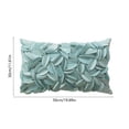 thumbnail image 3 of Textured Floral Throw Pillow, Handmade Petal Flower Cushion With Coastal Style Design, Decorative Accent Pillow For Sofa Bedroom Farmhouse Home Decor, pillows, 3 of 6