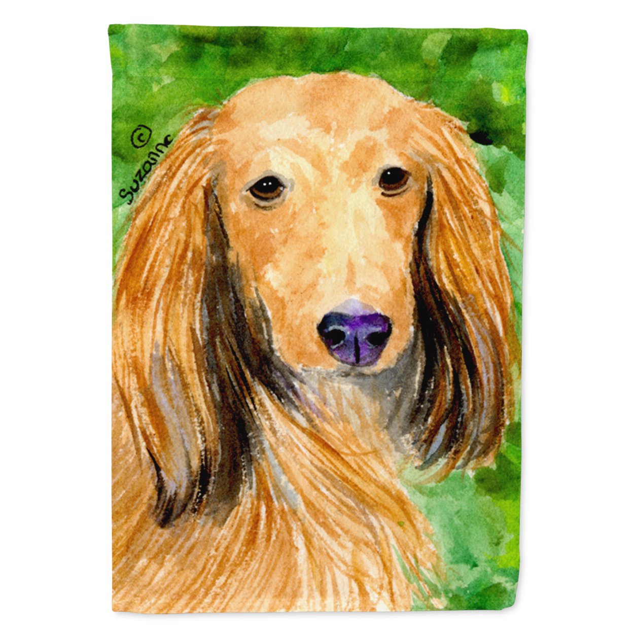 Caroline s Treasures SS8790-FLAG-PARENT Dachshund Flag multicolor