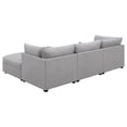 thumbnail image 2 of Pemberly Row 4-Piece Upholstered Fabric Modular Sectional in Gray, 2 of 16