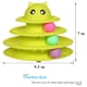 thumbnail image 2 of Rodillo Cat Toy UPSKY de 3 niveles con 6 bolas de colores, 2 of 6