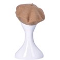 thumbnail image 3 of No Boundaries Women's Wool Blend Beret, Camel, 3 of 3