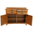 thumbnail image 5 of Bowery Hill Solid Wood 4-Drawers Buffet/Sideboard Server in Warm Amber, 5 of 8