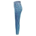 thumbnail image 5 of Women's High Waist Stretch 3-Button Skinny Colombian Jeans for Lifting, 5 of 6