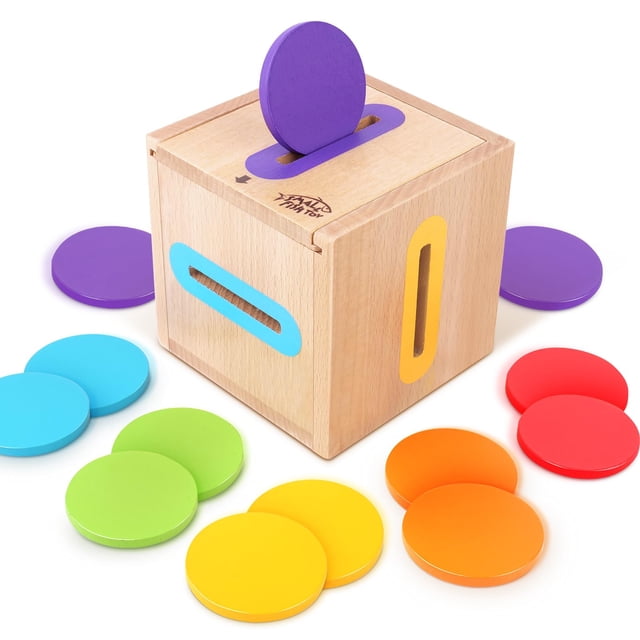 Montessori Toys, peces pequeños, habilidades motoras finas, clasificación por colores