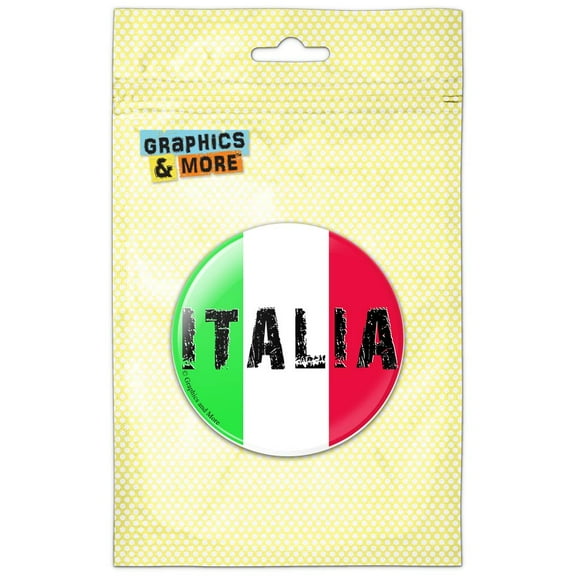 Italia Italy Italian Flag Refrigerator Button Magnet
