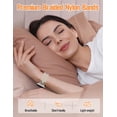 thumbnail image 6 of Wearlizer Braided Magnetic Compatible with Apple Watch Band for Women & Men, D-Shape Stretchy Elastic Nylon Strap, Fits 38/40/41/42/44/45/46/49mm, for iWatch Series 11 10 9 8 7 SE Ultra, 6 of 7