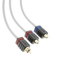 thumbnail image 2 of DS18 Marine Tinned OFC RCA Cable - 2 Female to 1 Male [MOFCR-2F1M], 2 of 6