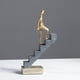thumbnail image 2 of Figura abstracto Subir Escaleras Escultura Estatuilla Moderna Estatua Escritorio Decoración Obra De, 2 of 7