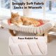 thumbnail image 2 of Percha para gatos Zoratoo Cloud-Cuddle grande con estructura de madera y metal, 2 of 9