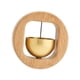 thumbnail image 3 of Timbre de puerta de madera creativo y único para el hogar. acuñar, 3 of 9