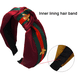 thumbnail image 4 of Diademas anudadas Diademas de turbante para mujer Diademas anchas para diademas boho Regalo de nudo de pelo para mujer, 4 of 5