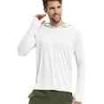 thumbnail image 1 of MIER Men's Sun Protection Hoodie Long Sleeve Workout UV Shirts, 1 of 7