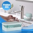 thumbnail image 1 of Cateissary El contenedor de jabón PP sostiene el jabón, ahorra espacio y es funcional, fácil de secar, soporte para jabonera elegante Juegos de accesorios de baño, 1 of 6