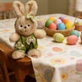 thumbnail image 6 of Large Easter Bunny Plush Toy for Spring Home Decor, Soft Stuffed Bunny with Festive Colors, Decorative Plush Animal for Seasonal Display and Cozy Home Decor, 6 of 6