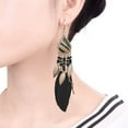thumbnail image 4 of Earrings for Women Vintage Boho Feather Earrings Western Long Feather Earrings Earrings Bohemian Jewelry for Women, 4 of 6