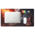 thumbnail image 4 of Bingfone Fire Sky Dragon Large Gaming Mouse Pad,Extended Desk Mousepad with Stitched Edges,Non-Slip Base,Water Resist Keyboard Pad for Gamer, Office & Home, 29.5 x 16 in, 4 of 6