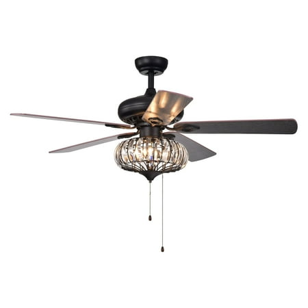 

Chrysaor 3-Light Crystal 5-Blade 52-Inch Brown Ceiling Fan