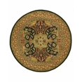 thumbnail image 1 of EORC AF10BK8X8R 7 ft. 9 Hand Tufted Wool Polonaise Transitional Polonaise Rug, Black - Round, 1 of 4