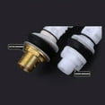 thumbnail image 3 of Adjustable Toilet Inlet Valve Flush Valves Toilet Cistern Flush Push Button Valve, 3 of 5