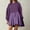 Purple, variant on TIANZEN Dresses For Women Casual Ruched Knee Length Hoodie Dress Solid Patchwork Long Sleeve Dresses Fall Casual Dresses Women's Dresses Casual Travel Dresses for Women Beach Dress plus Size