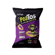 Peatos Classic Crunchy Onion Rings Snack, 4 Ounces